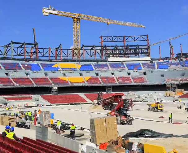 Las obras del Camp Nou reciben el 'límite 96 horas': ¡más de 4 días sin descanso!
