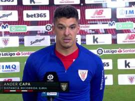 Capa habló del árbitro tras el partido ante el Sevilla. Captura/Movistar+