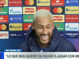 Neymar sonha em jogar com Messi. Captura/ESPN