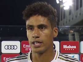 Varane en conférence de presse. Twitter/RealMadrid