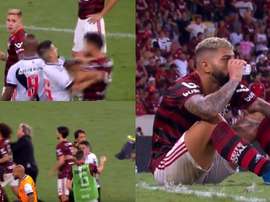 Empujones y golpes en Maracaná; Gabigol, mientras tanto... Captura/Globoesporte