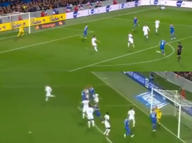 Islandia puso el 0-2. Captura/TF1