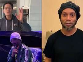 O vídeo que une Maradona, Ronaldinho, Snoop Dogg e Charlie Sheen. Captura/U_D_Almeria