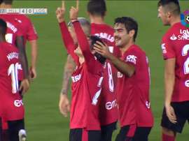 Luka Romero décroche un nouveau record en Espagne. Capture/LaLigaTV