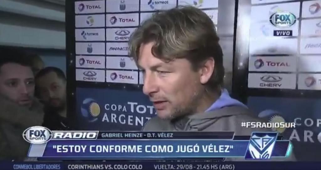 El enganchón entre Heinze y un periodista