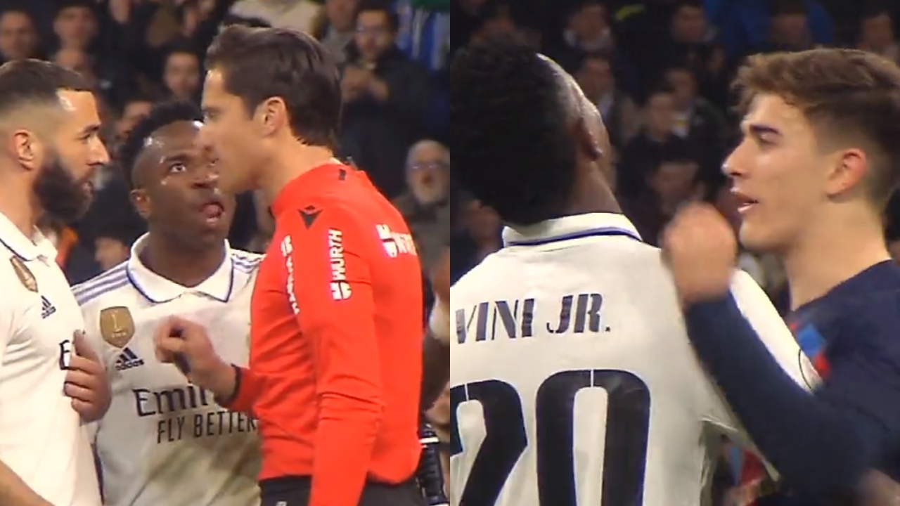 Gavi's insult to Vinicius: "Son of a b*tch"