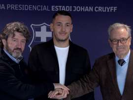 Rei Manaj could make his Barca B debut this weekend. Twitter/FCBarcelonaB