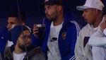 Villa, espectador de lujo del Boca-Defensa y Justicia