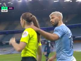 Aguero has attracted criticism. Captura/DAZN