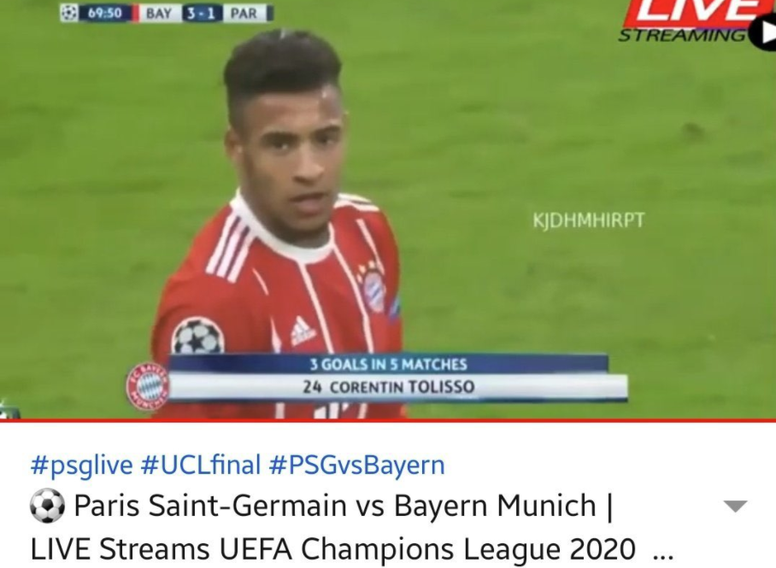 User Tricks 11 000 People Into Thinking They Were Watching Cl Final Besoccer