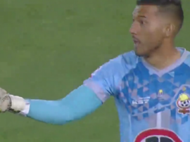 Un citron et un paquet de chips ont été lancé au cours d'un match au Chili. Capture/CDF