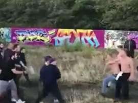 Un descampado fue el escenario de la pelea. ASTV