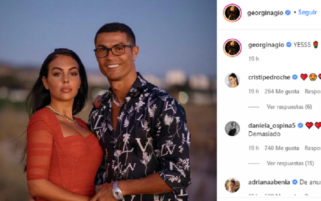 Is Ronaldo Getting Married Georgina Unleashes The Rumours With A Photo Besoccer