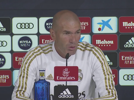 Zidane spoke in front of the media on the eve of the visit to Son Moix. Captura/RealMadridTV