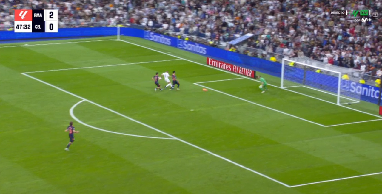 La conexión Güler-Mbappé pone el 3-0 para sentenciar al Celta