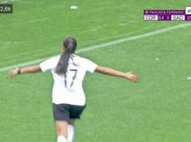 Corinthians ganha a final do Paulista Feminino por.. 2,4 a 0! /Captura/FPFTV