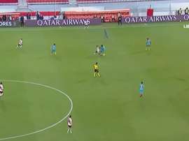 La 'delicatessen' de Matías Suárez. Captura/CONMEBOLLibertadores