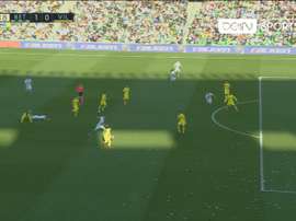 Loren a inscrit le 1-0 face à Villarreal. Capture/beINSports
