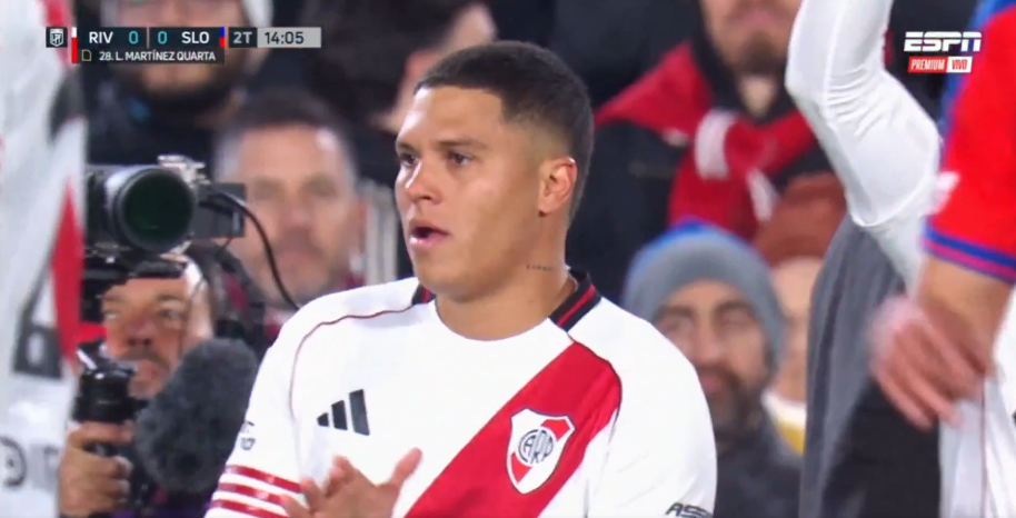 Quintero y el Monumental, más de 1.000 días después