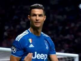 Cristiano chambre de nouveau les supporters de l'Atlético. Captura/Movistar+