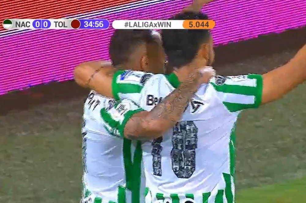 Atlético Nacional venció 1-0 a Tolima. Captura/WinSports