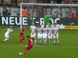 Bailey firmó un auténtico golazo ante el Bayern. Captura/beINSports
