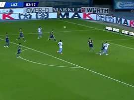 Immobile igualó a Lewandowski. Captura/beINSports