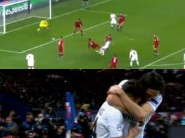 Bernat scores. Screenshot/Movistar