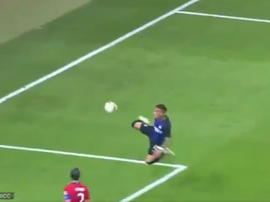 Lautaro anotó un auténtico golazo. Twitter/beINSPORTSes