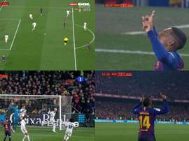 Malcom empatou a partida. Captura/Gol/TVE