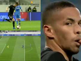 Conexión de leyenda: el hijo de Hagi asistió al hijo de Rivaldo. Captura/Lookplus