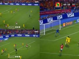 Le but de l'Égypte. Capture/Bein