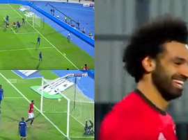 Salah renait de ses cendres avec sa sélection. capture/BeInSports