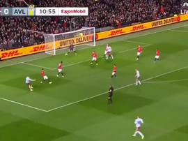 Le golazo qui a laissé De Gea de marbre. Captura/NBC