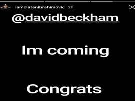 Ibra perdió la apuesta con Beckham. Instagram/iamzlatanibrahimovic