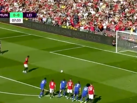 Rashford added more fuel to the controversy of penalties. Captura/Dazn