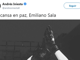 le message d'Iniesta. Capture/Andresiniesta