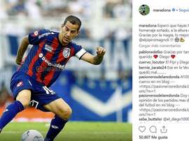 Romagnoli se despidió de su afición. Instagram/Maradona