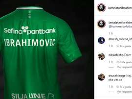 Ibra pode jogar na Liga Sueca. Captura/Instagram