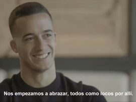 Lucas Vázquez passe en revue sa carrière et ses débuts professionnels avec le Real Madrid. Cap/Mahou