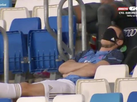 A imagem de Bale que enfurece o madridismo. Captura/GolTV