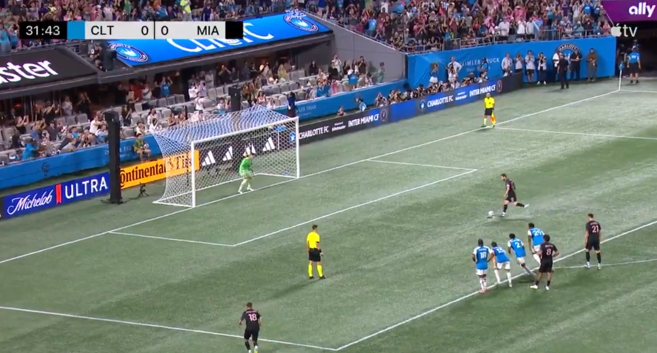 Messi perdonó un 'Panenka' con 0-0 que le salió caro al Inter Miami