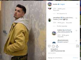 Il messaggio subliminale di Brahim a Junior. Captura/Instagram