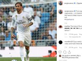 He wanted to encourage his fans. sergiramos