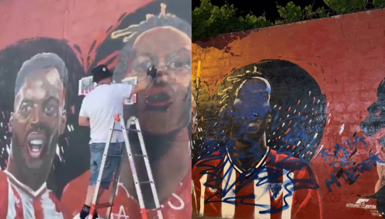 Vandalizado otra vez el mural de Nico horas después de ser restaurado