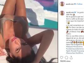A ex de Jesé responde 'haters'. Instagram/aurah.ruiz