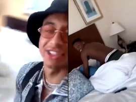 El vídeo que encendió a Solskjaer: Lingard, Rashford, dos amigos y sexo simulado. Snapchat/JesseLing