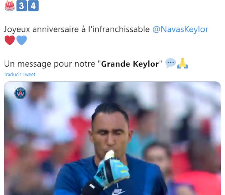 El Emocionante Video Del Psg Para El 34 Cumpleanos De Keylor