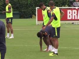 Fred s'est blessé la cheville lors d'un entraînement de préparation au Mondial. SkySports