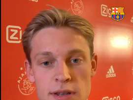 De Jong jugará para el Barça a partir del verano. Twitter/FCBarcelona_es